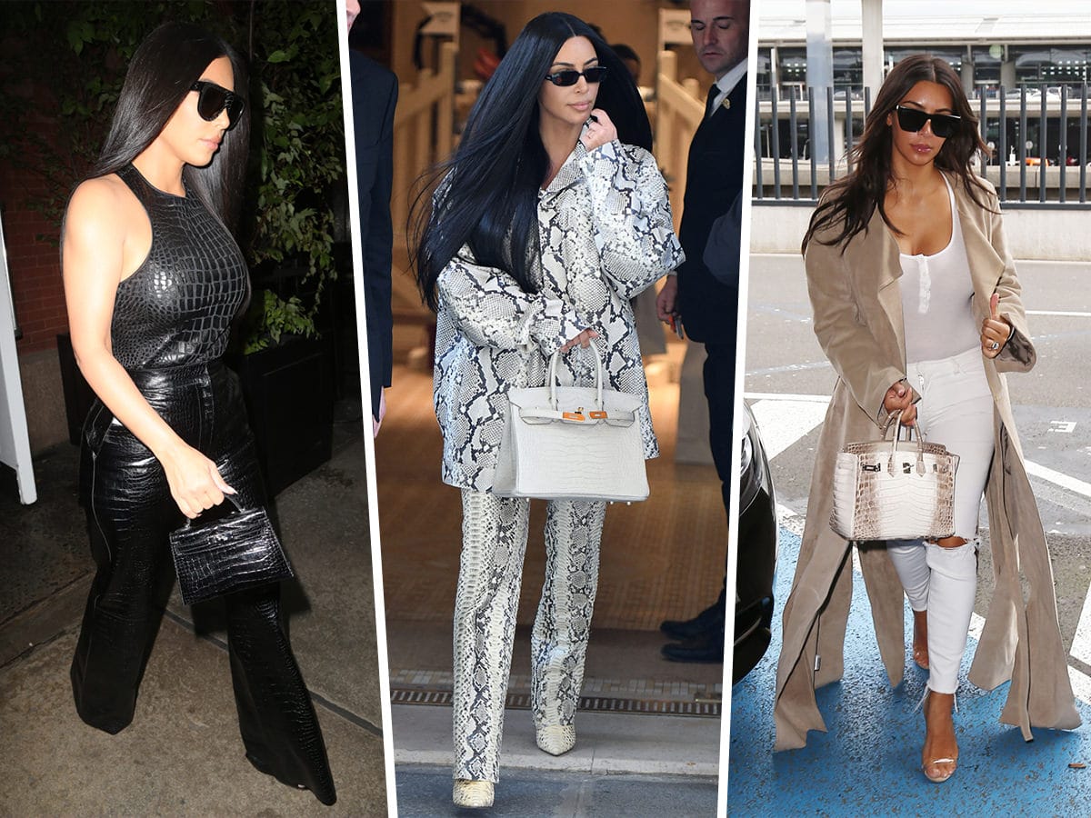 kim kardashian bag closet