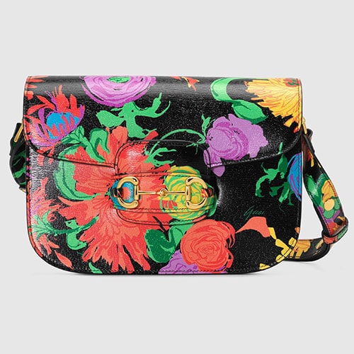 Gucci Ken Scott Dionysus Floral Print Small Shoulder Bag