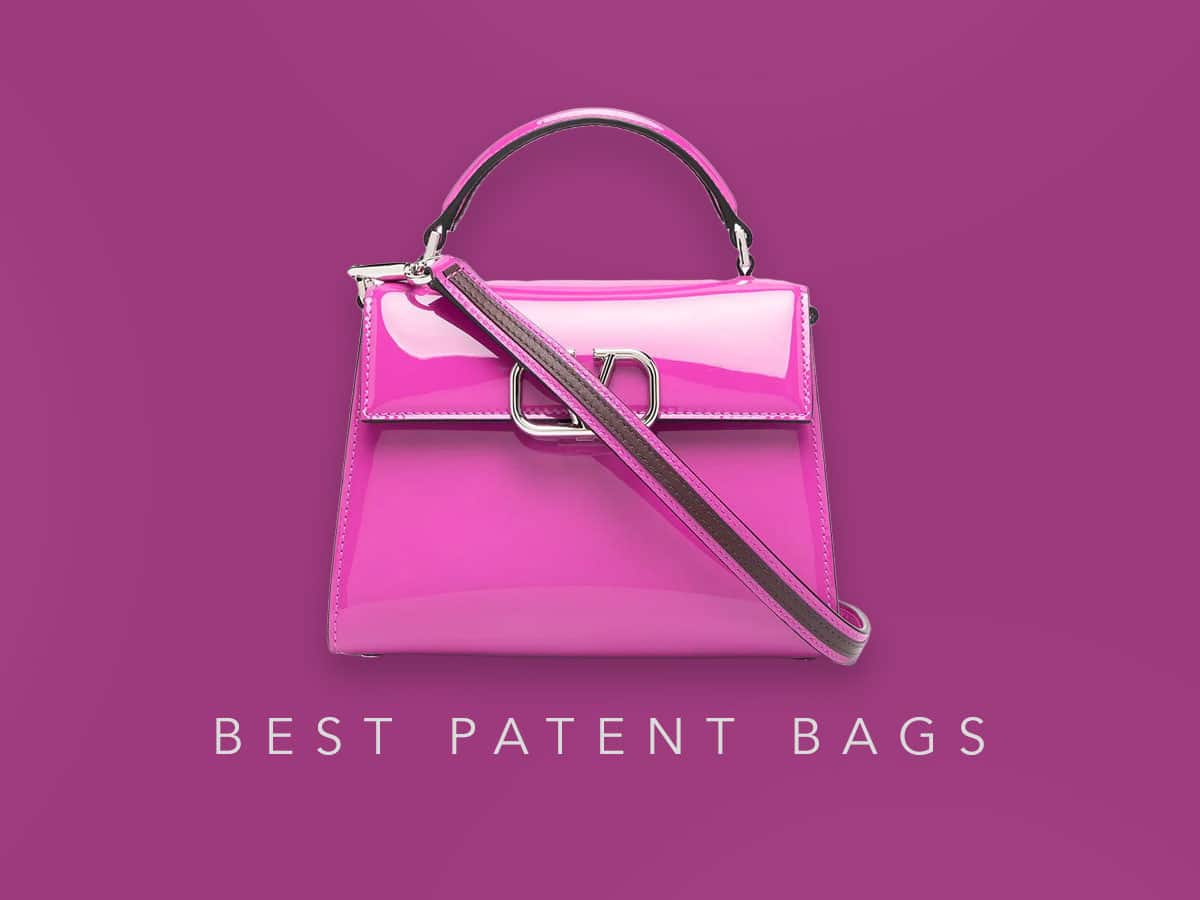 patent leather handbag