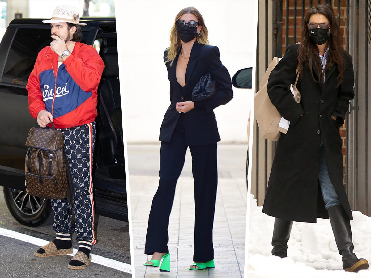 Celebs Brave the Cold With Louis Vuitton and Strathberry - PurseBlog