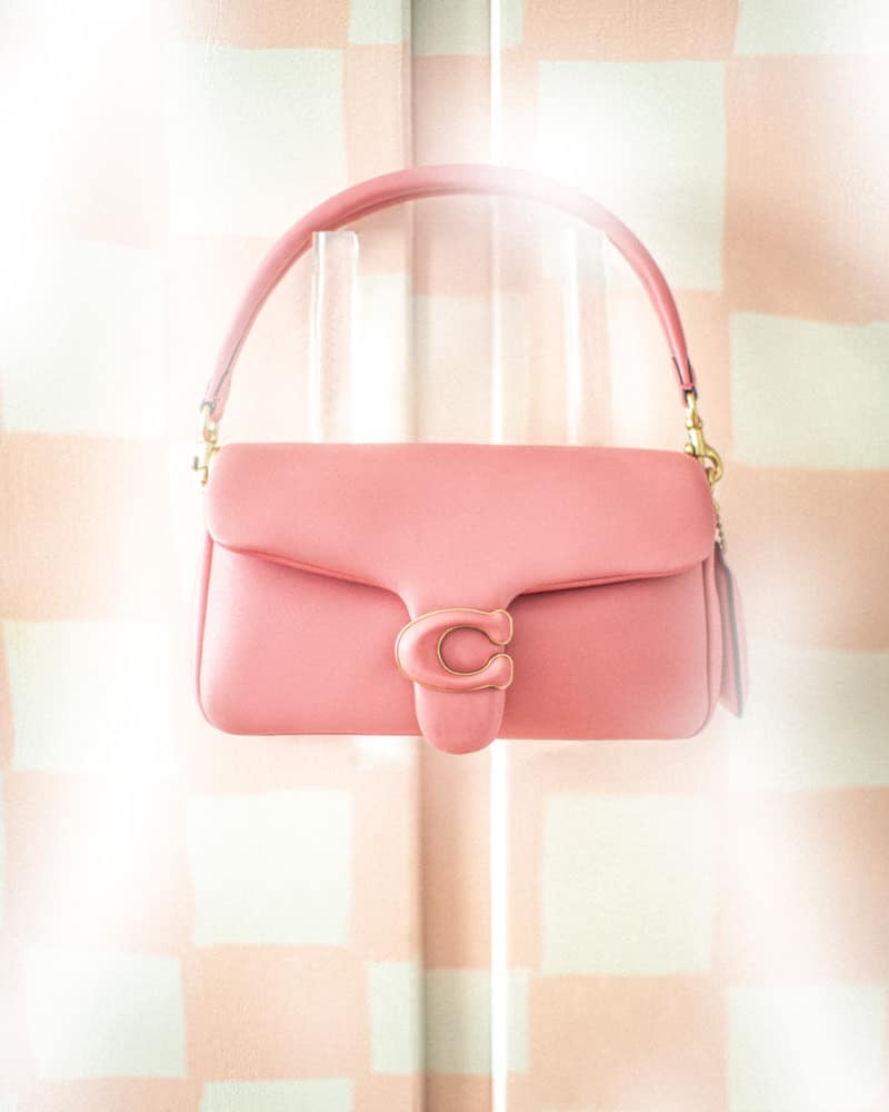 COACH Tabby Pillow Bag In Taffy Pink Leather