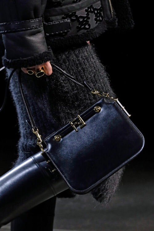 Fendi Showcases New Shapes Alongside Its Iconic Bags for Fall 2021