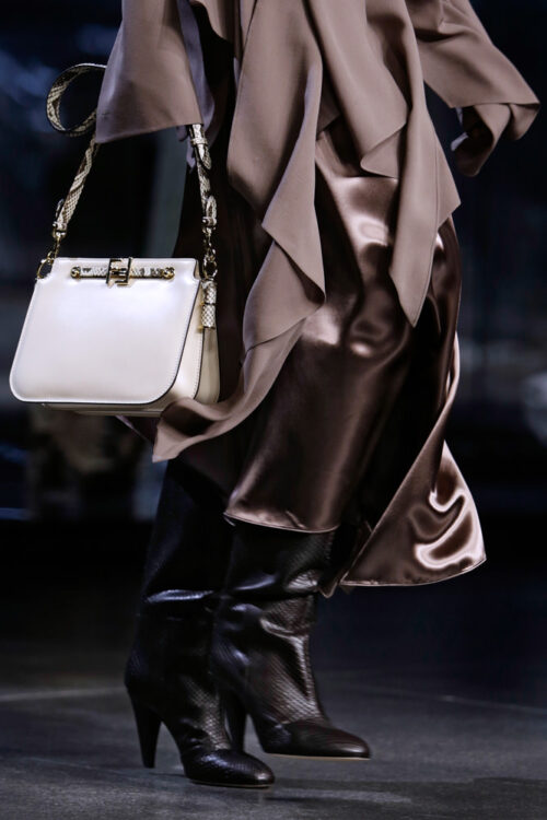 Fendi Showcases New Shapes Alongside Its Iconic Bags for Fall 2021