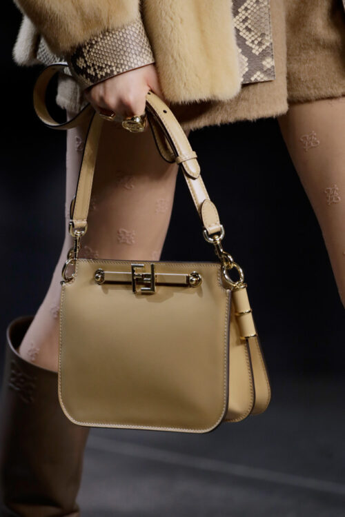 Fendi Showcases New Shapes Alongside Its Iconic Bags for Fall 2021