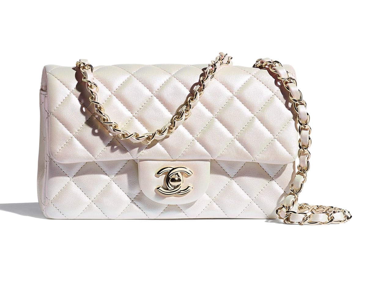 CHANEL MINI Flap Bag With Top Handle 