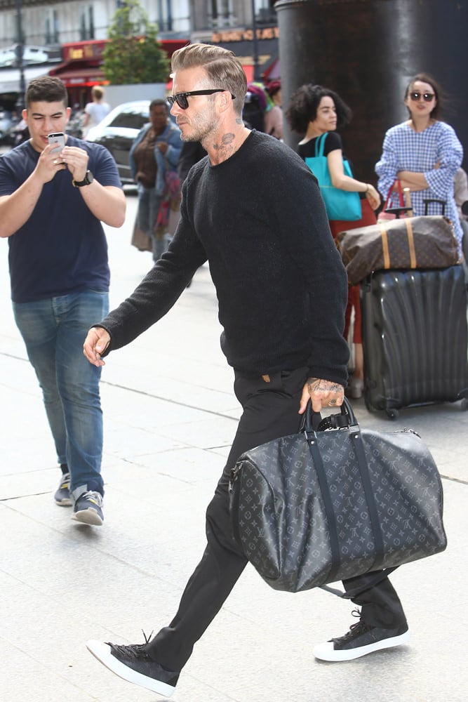 davidbeckham got the bag #LOUISVUITTO