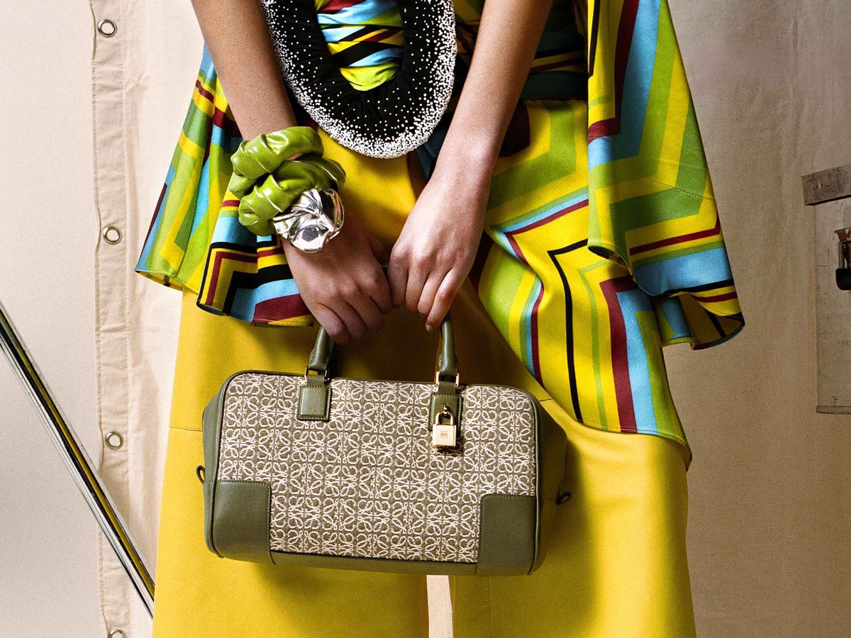 LOEWE Pumps mit Kontrasteinsätzen Weiß