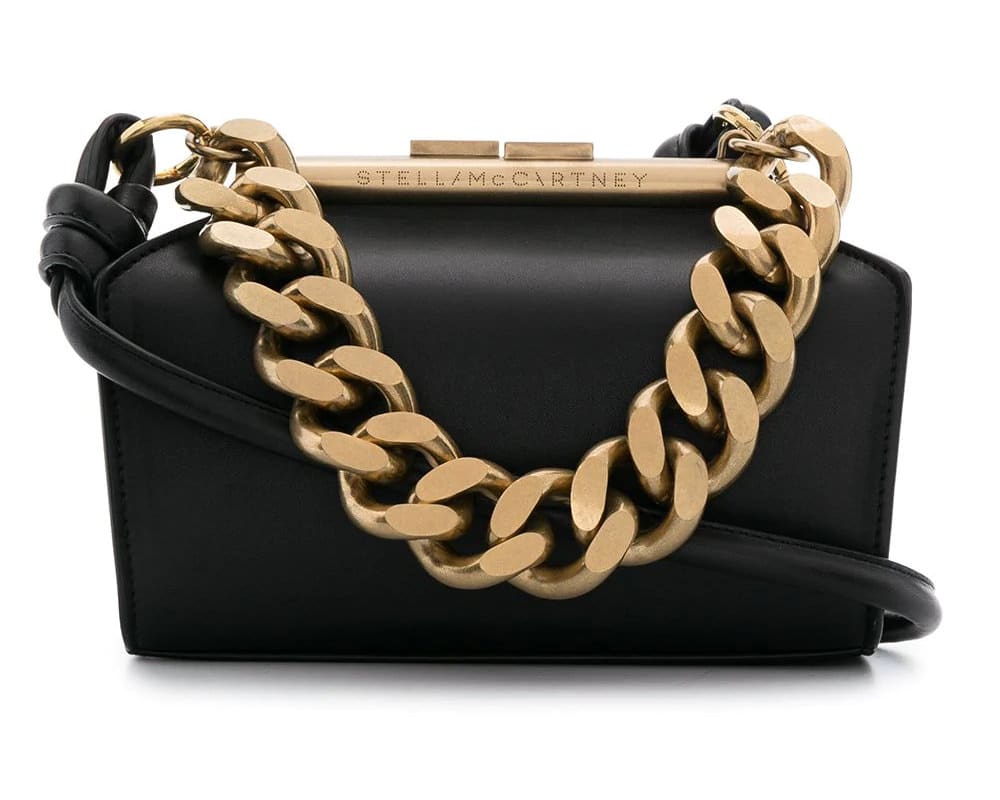 chunky chain bag strap