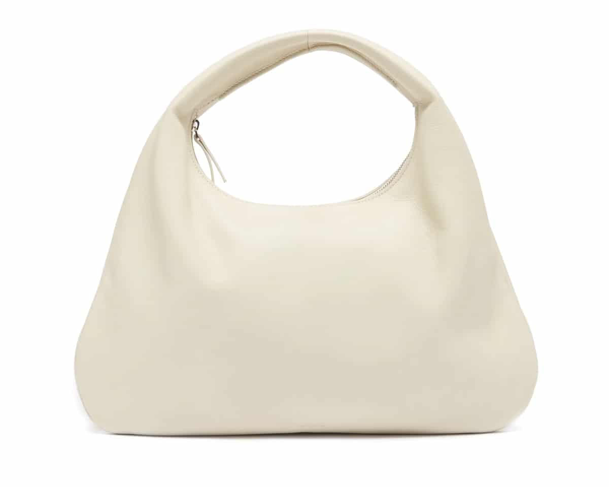 White Leather Shoulder Bag