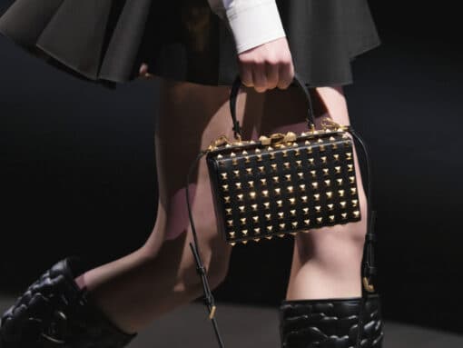 Valentino Focuses on Neutrals and Its Rockstuds for Fall 2021