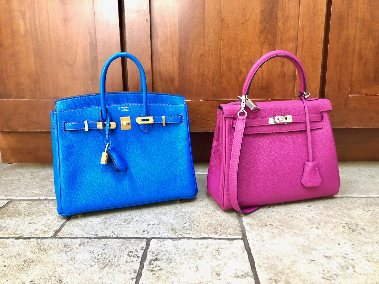 Hermes Togo 35cm Birkin Bag Electric Blue - Luxury In Reach