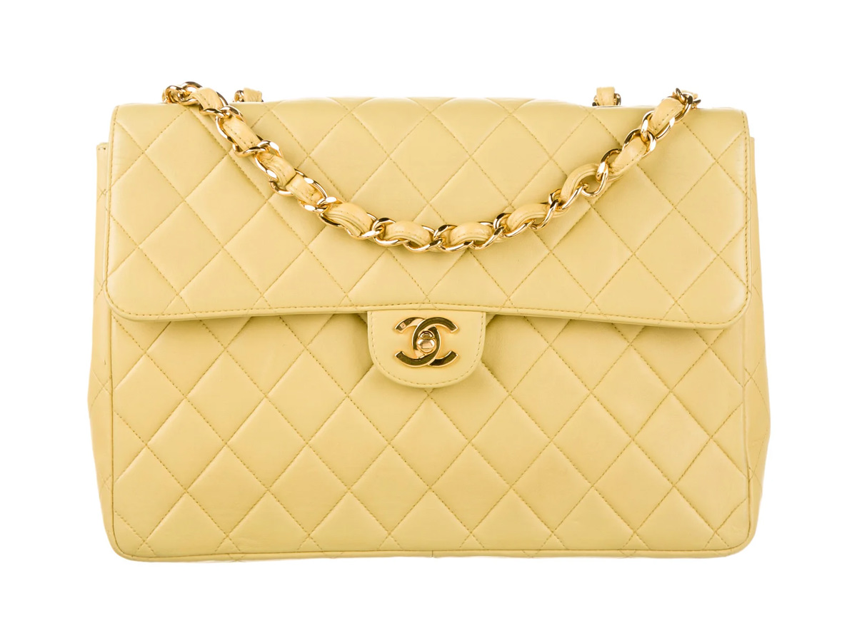 Chanel Classic Flap in Yellow Alligator - PurseBlog