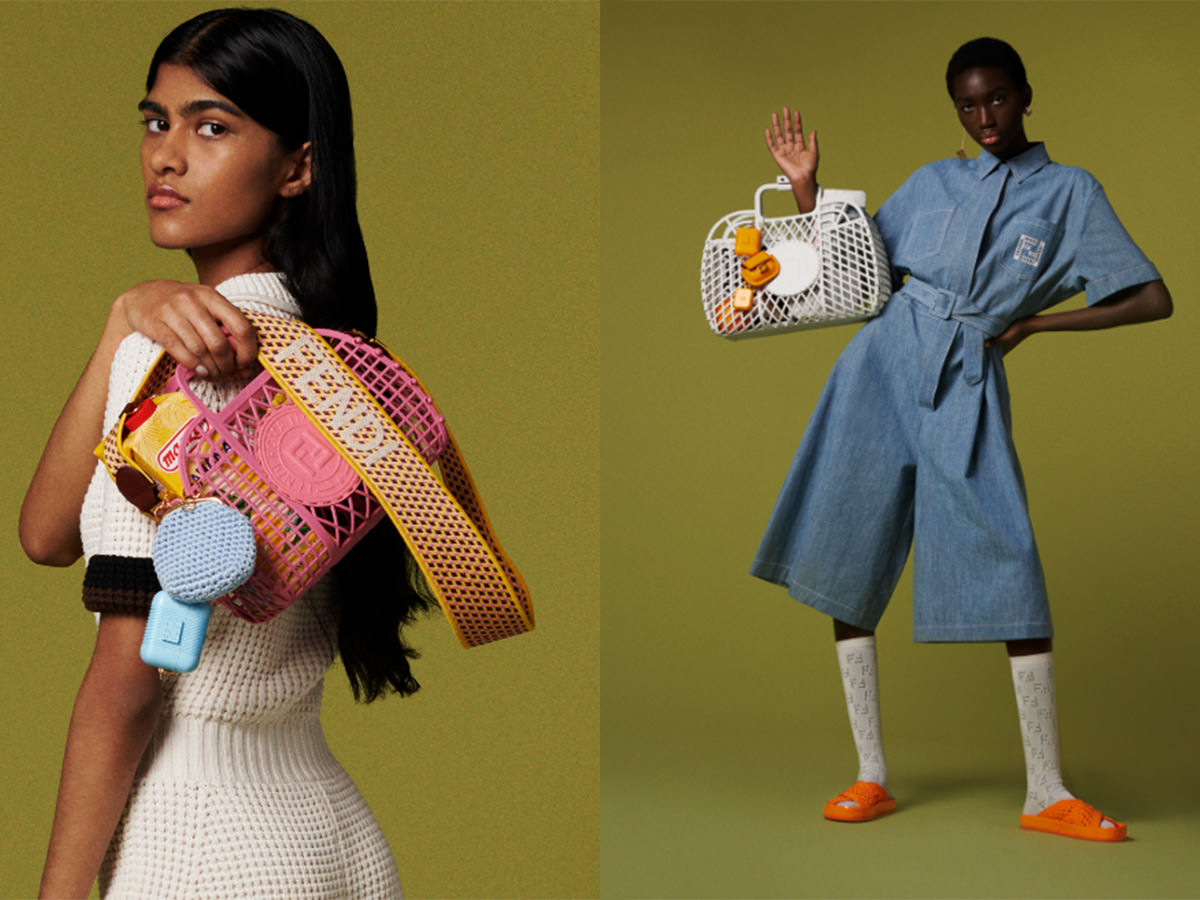 Fendi SS21 Recycled PVC Basket Handbag Collection