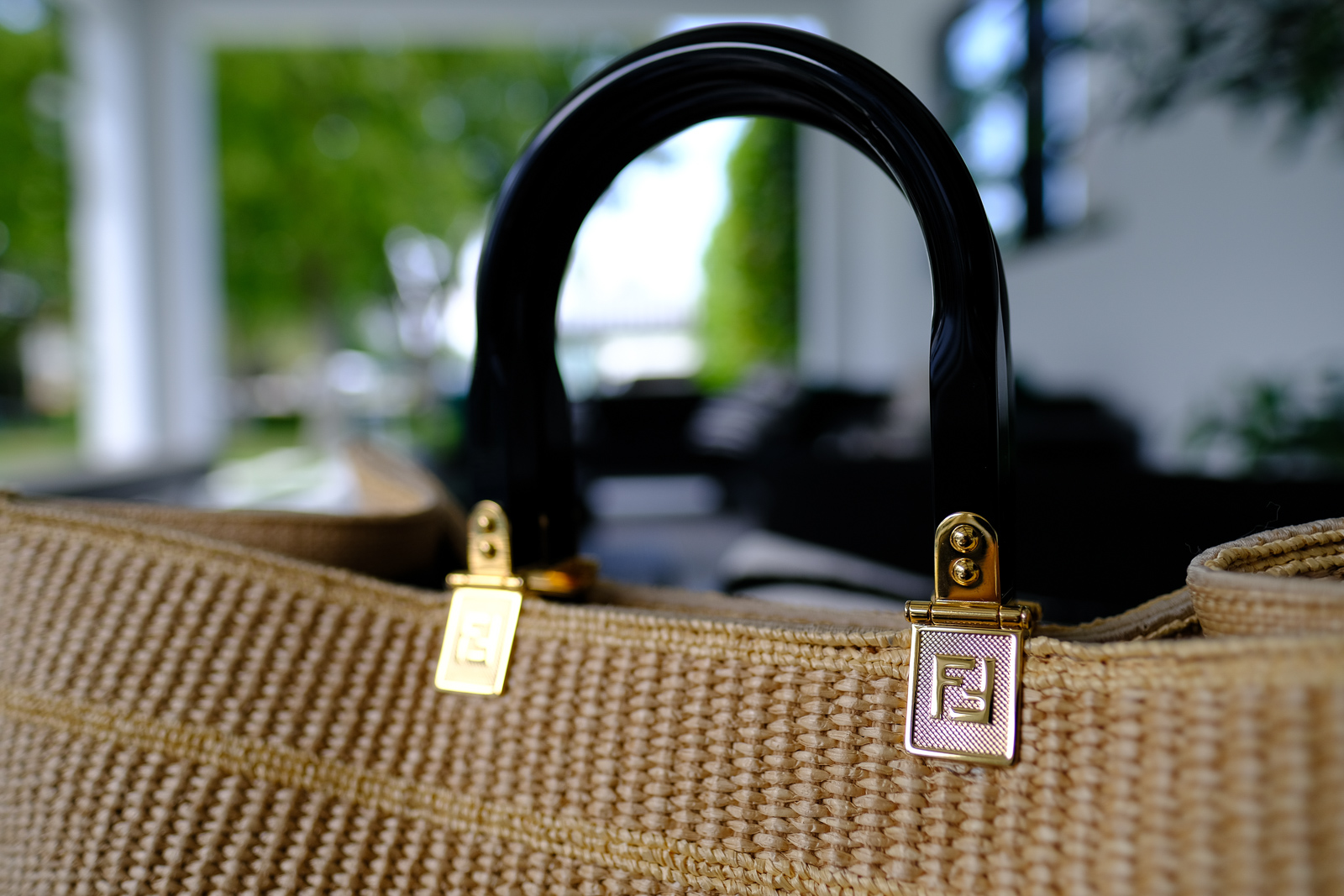 Straw Bags Are In And I Love This Fendi Sunshine Shopper - PurseBlog