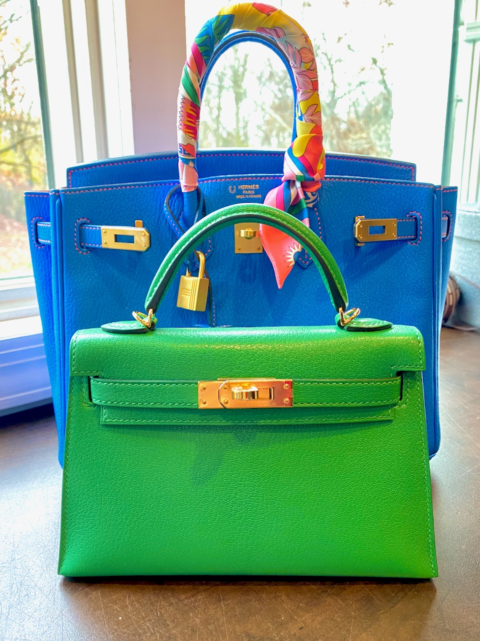 Hermes Birkin Size Comparison (sizes 25, 30, 35)