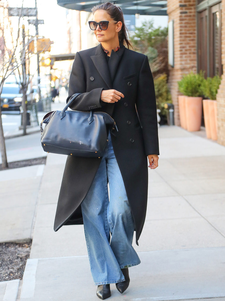 Katie Holmes Carries Louis Vuitton Around NYC - PurseBlog