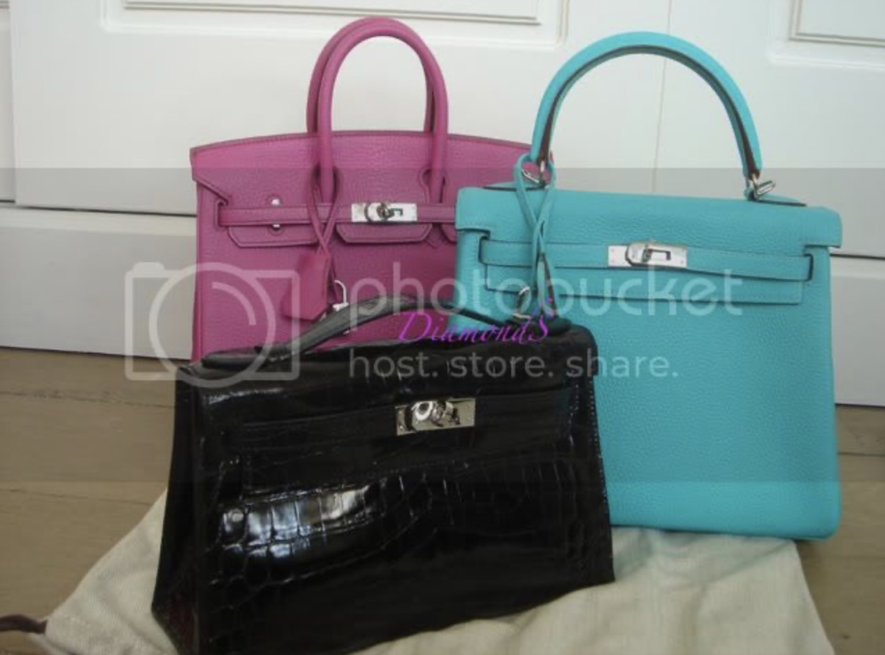 B25, K25 Retourne and Kelly Pochette. Photo via TPFer @DiamondS