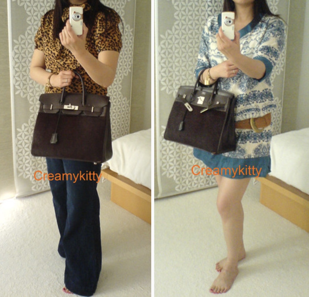 Hermes Kelly 35 and Birkin 35 comparison 