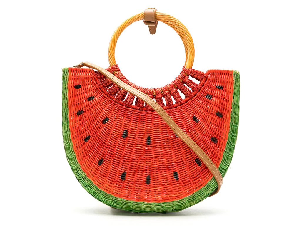 Top Handle Raffia Tote / Rainbow Mélange – Cesta Collective