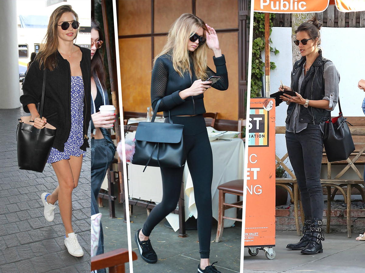 Celebs Mix It Up with Bags from Mansur Gavriel, Mulberry, & Mark