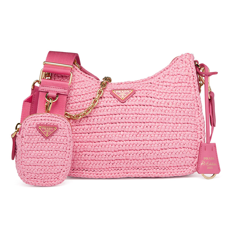 I'm Just a Girl Who Wants This Prada Raffia Bag In Every Color - PurseBlog