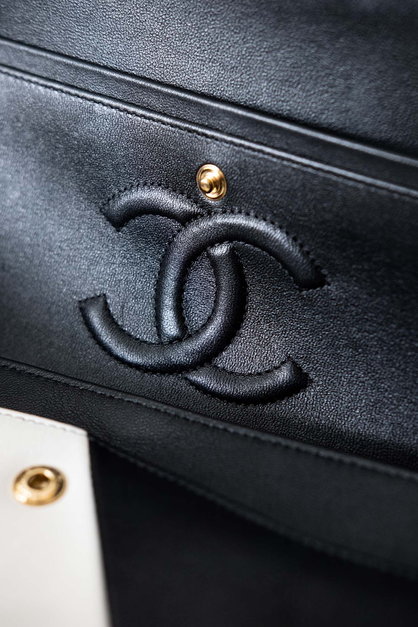 Black and White Classic Chanel Flap Bag - PurseBlog