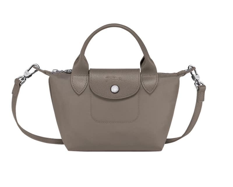 Longchamp Chalk Le Pliage Cuir Leather Crossbody Bag, Best Price and  Reviews