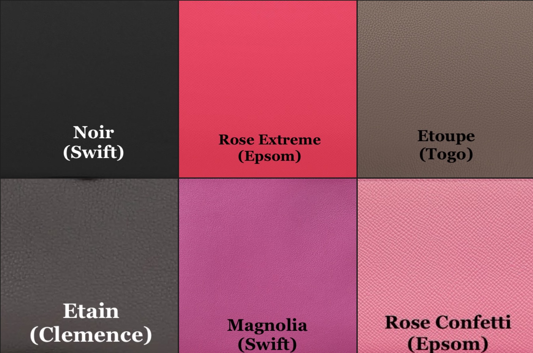 MY TOP 10 FAVOURITE HERMES COLOURS