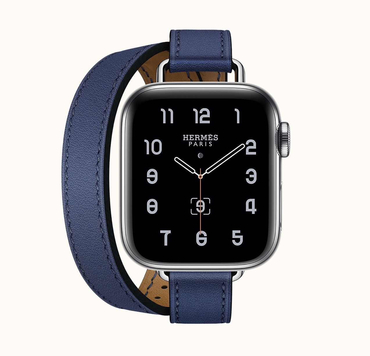 Series 6 case & Band Apple Watch Hermes Double Tour 40 mm Attelage. Photo via Hermes.com.