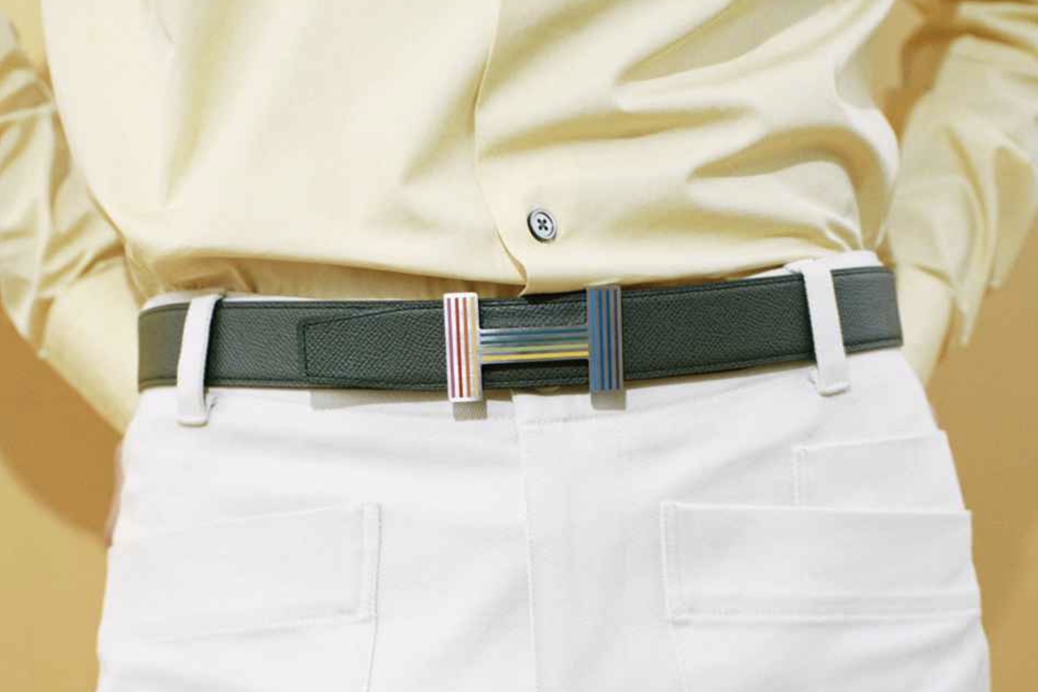 A fun men's belt buckle. Photo via Hermes.com.