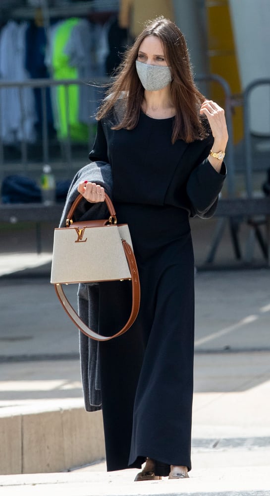 Angelina Jolie Louis Vuitton Capucines