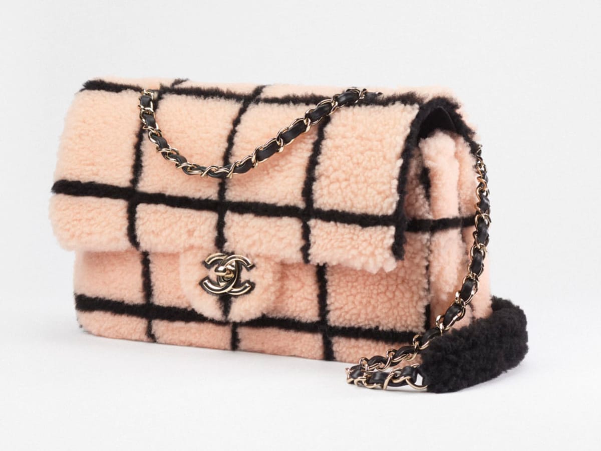 Chanel Gabrielle Shearling Lambskin Bag