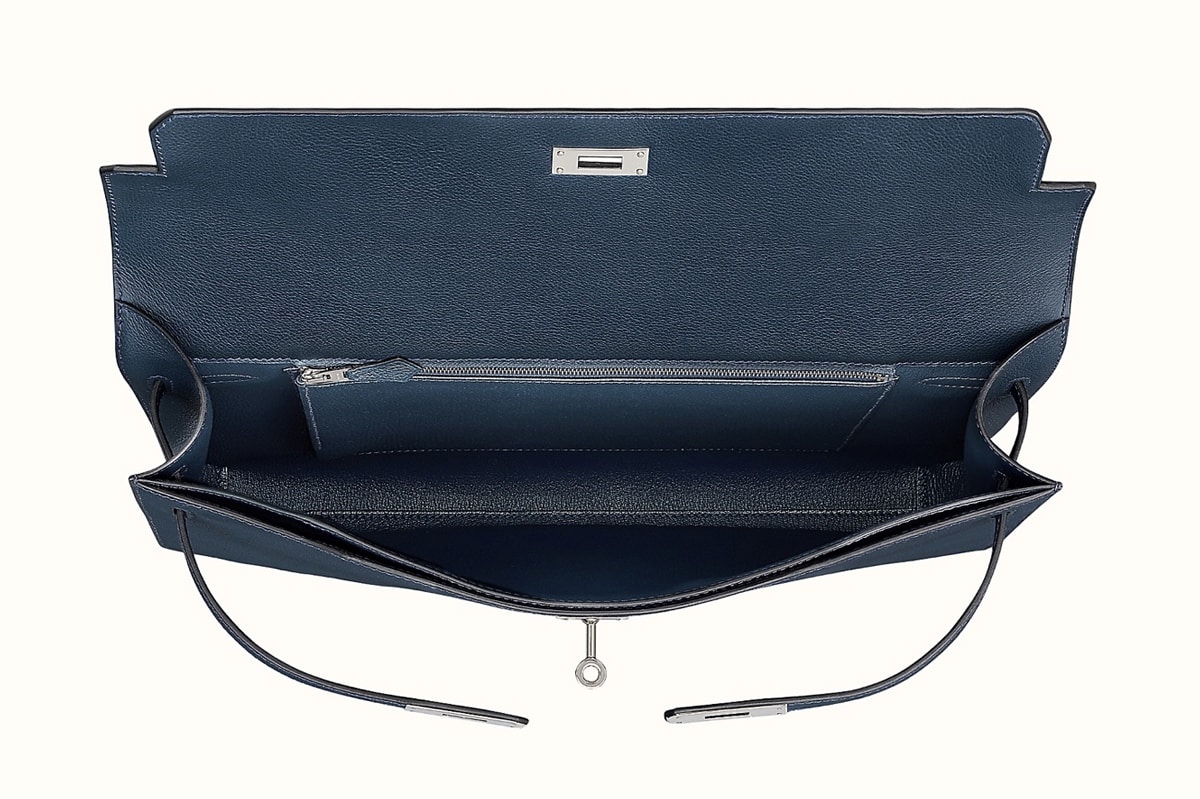 Kelly Depeches Leather Inspired Pouch Bag