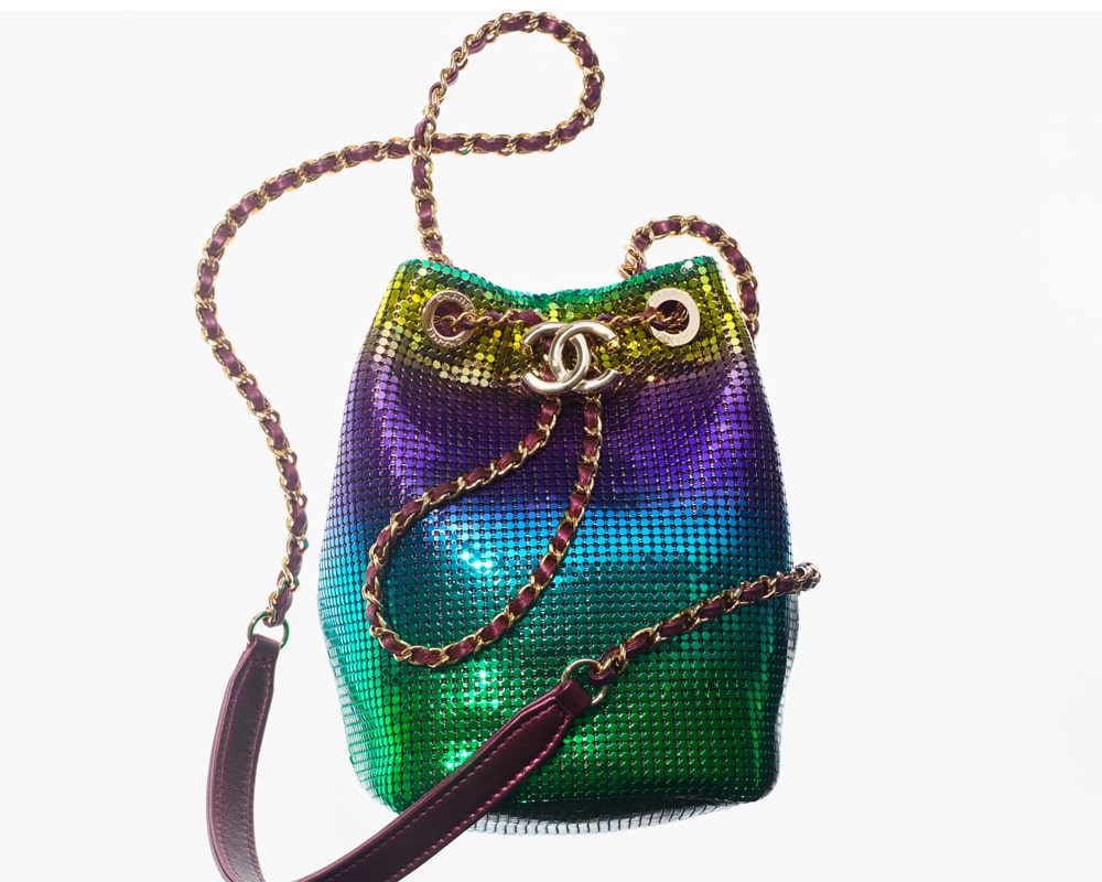 Chanel 2021 Iridescent Bucket Bag – SFN