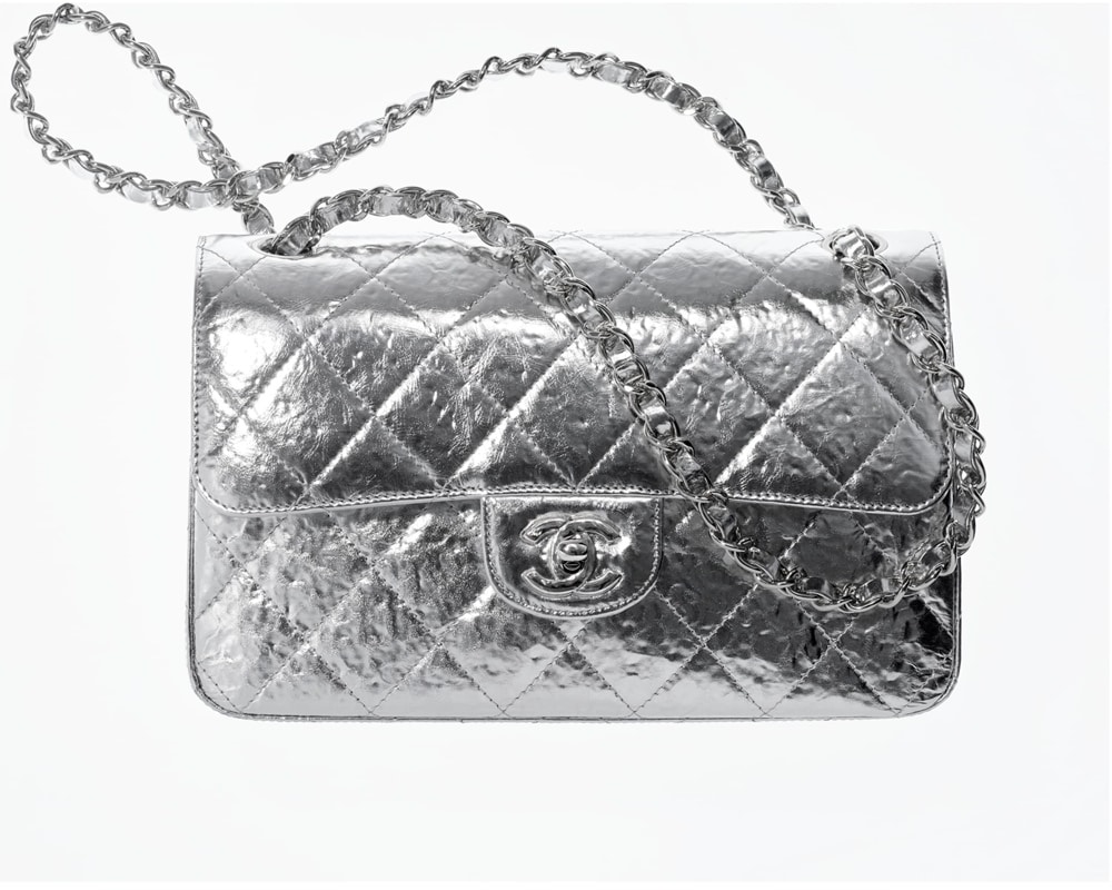 Chanel Classic Flap Silver