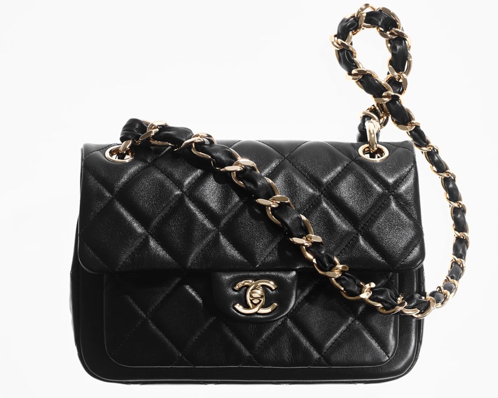 chanel mini shopping bags