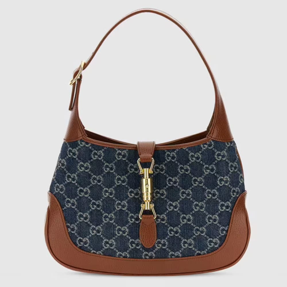 Gucci Jackie 1961 Denim Hobo