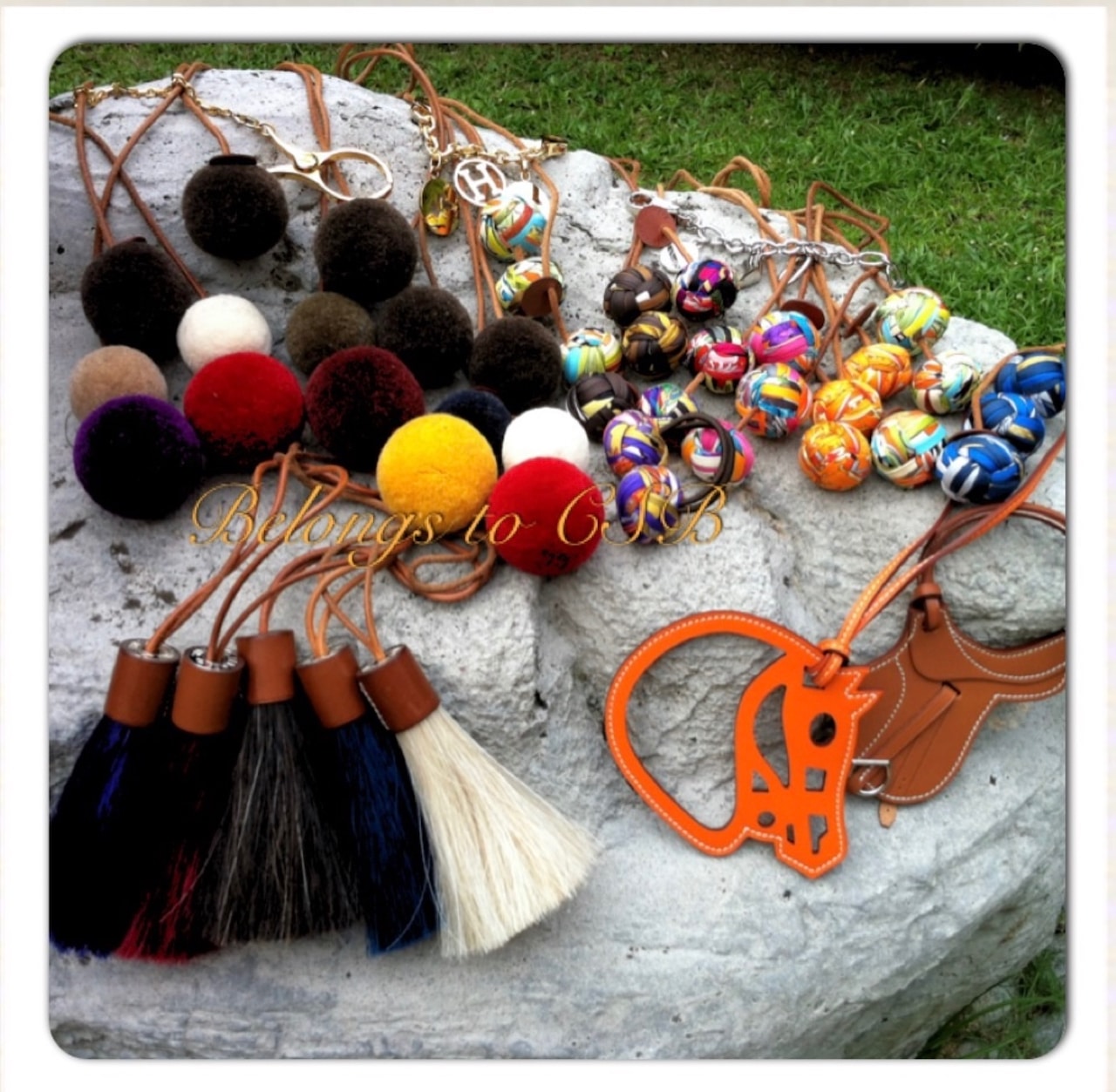 Silk, Cotton and Leather Charms. Photo via TPFer @robee.