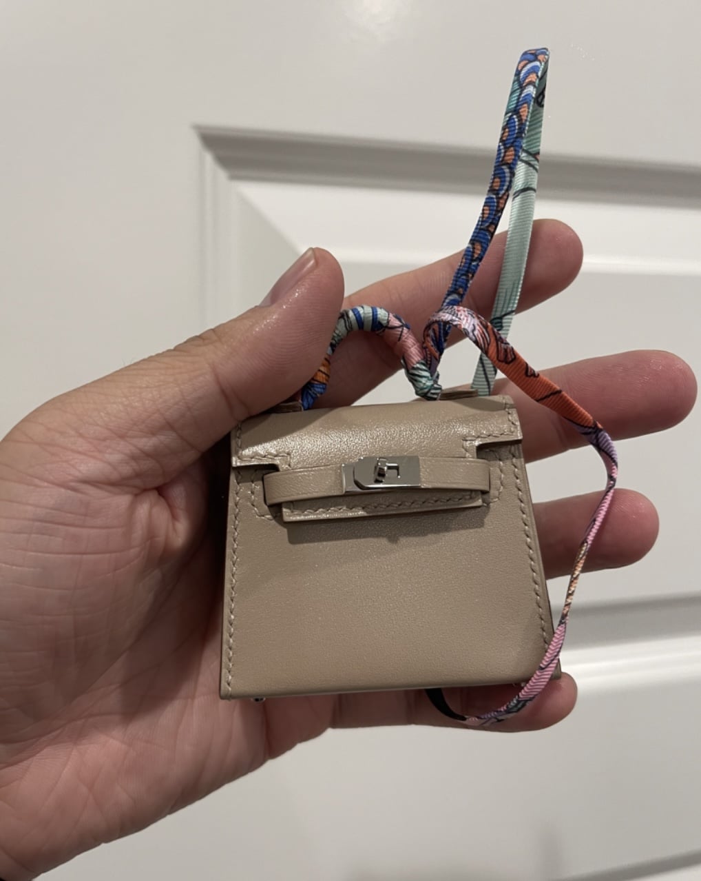 Hermès Hermes Rodéo Pégase bag charm in gold leather Brown ref.949085 -  Joli Closet