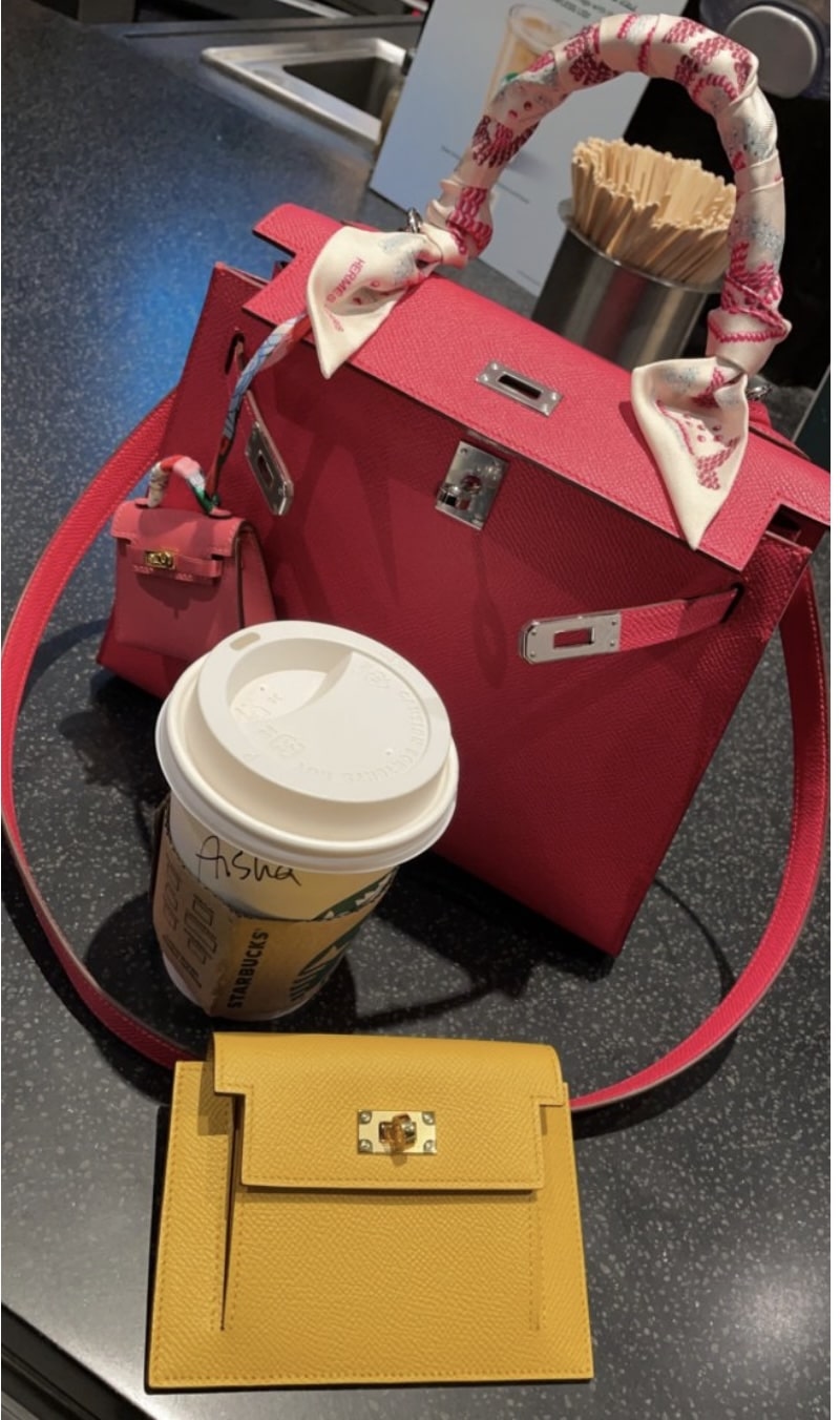 Kelly Twilly bag charm on a 25cm Kelly seller. Photo via TPFer @aisham