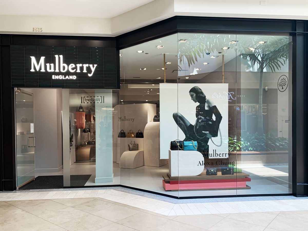 Mulberry Store at South Coast Plaza