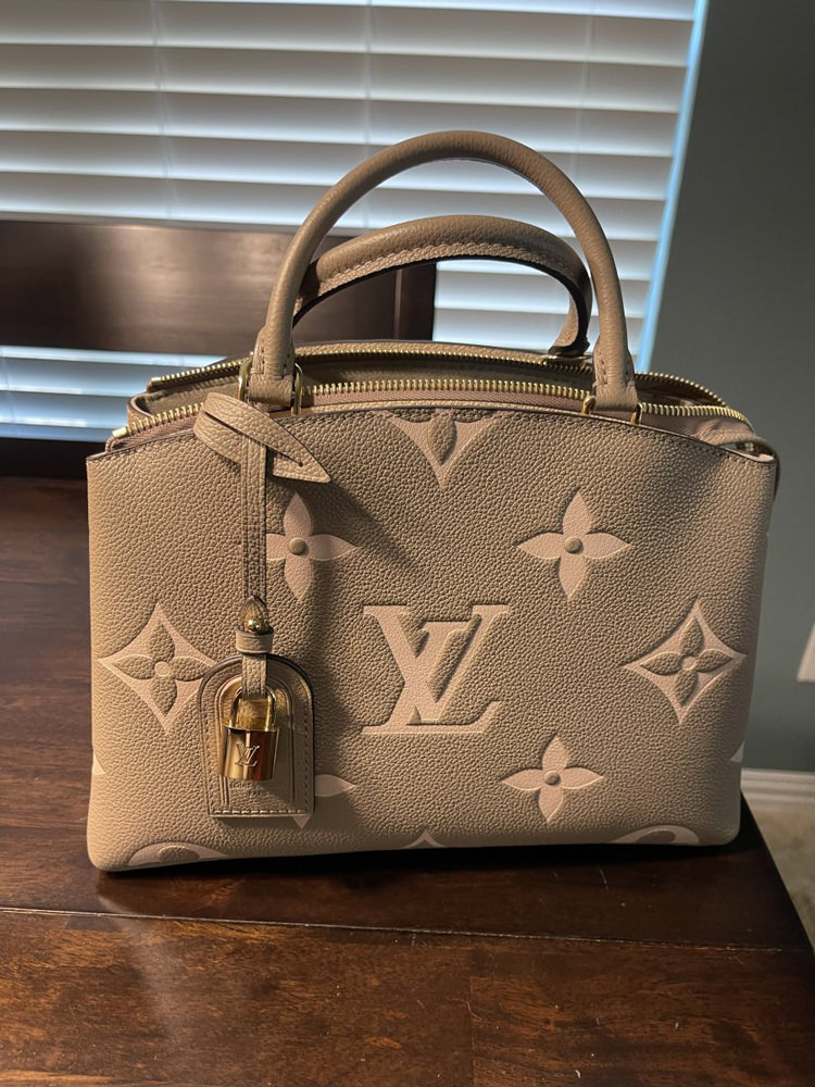 Louis Vuitton Petit Palais Empreinte Leather Dove/Cream in Coated  Canvas/Leather with Gold-tone - US