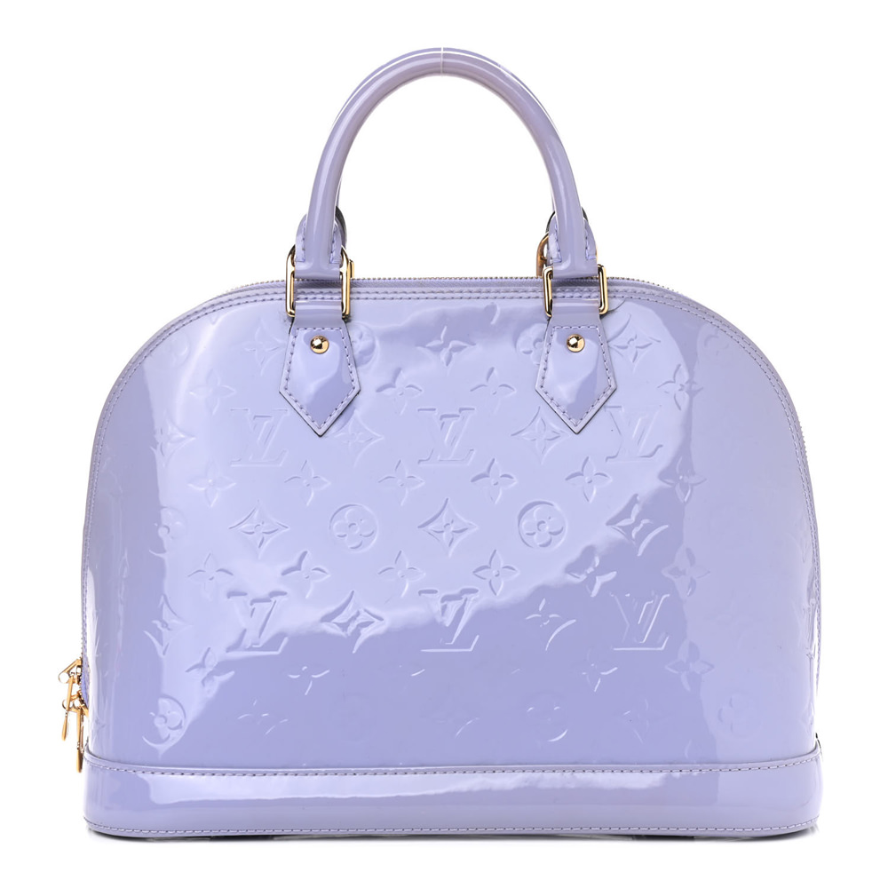 Louis Vuitton Vernis Alma BB Bag Blue