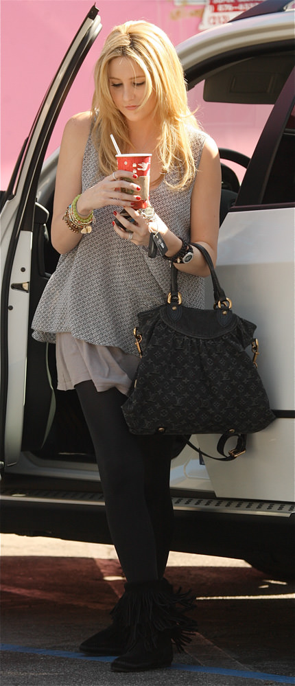 Lauren Conrad steps out carrying TWO designer handbags
