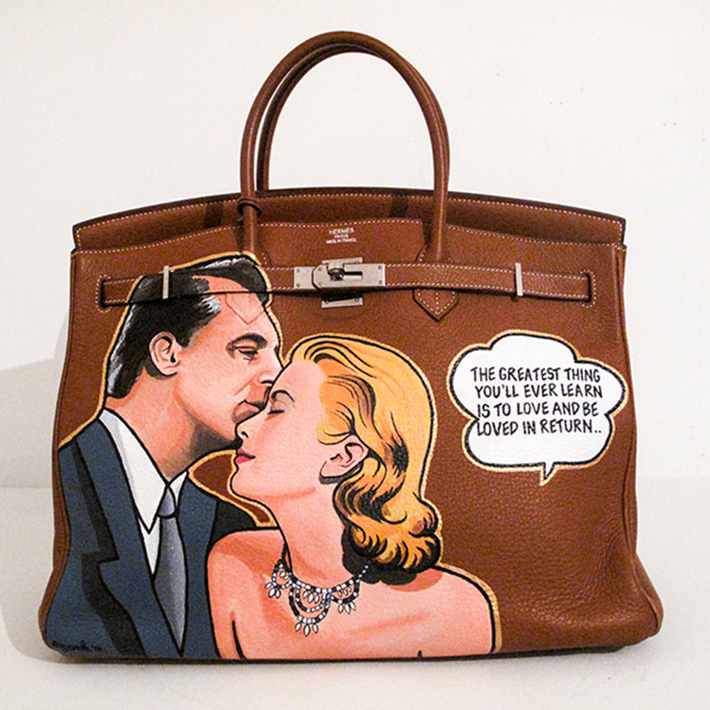 Hand Painted Pop Art by Boyarde Messenger #LouisVuitton #LibertyLondon  #Hermes…