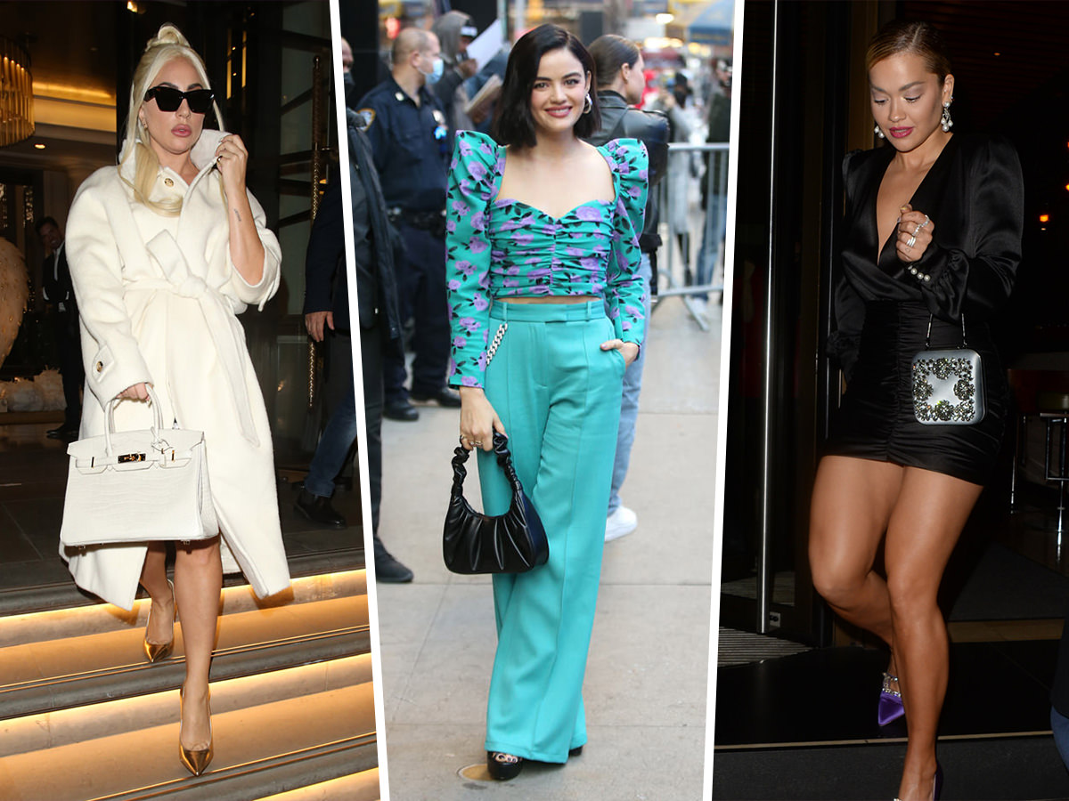 Celebrities Carry Gorgeous New Handbags from Prada, Saint Laurent