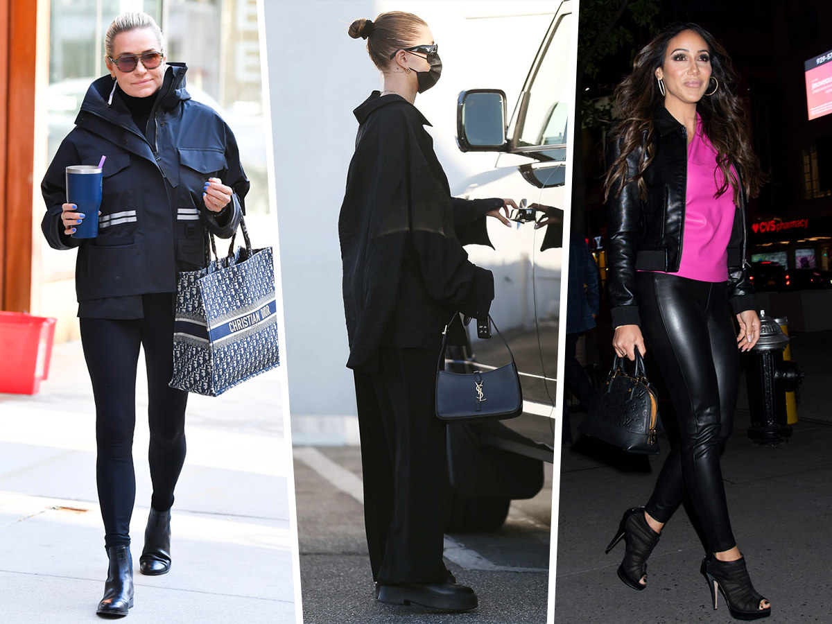 Price Drop AlertBlack Leather Bags Dominate This Week's Celebrity