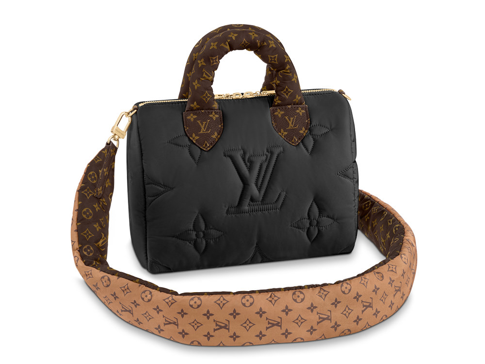 Louis Vuitton Econyl Onthego GM Pillow Black Bag Puffer Giant Flower  Monogram