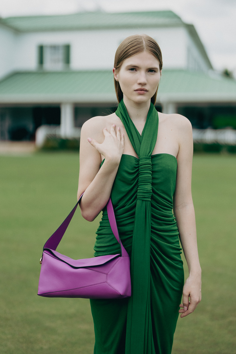 Loewe Puzzle Hobo in Purple