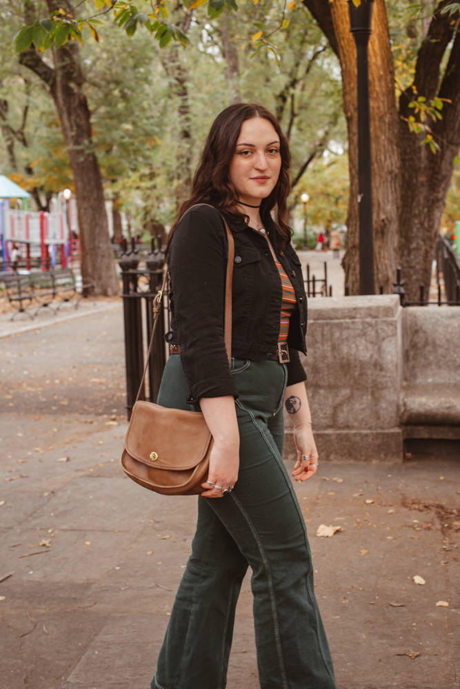 Katy Johnson and her Vintage Coach Crossbody - PurseBlog